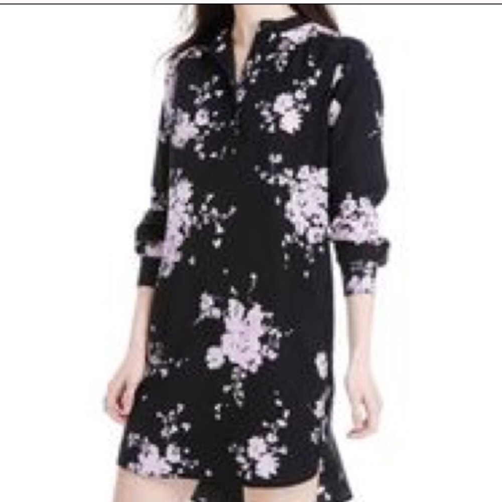 Joe Fresh floral shirt dress